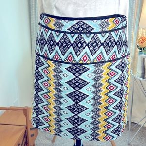 Loft skirt. Side zip. Size 12.